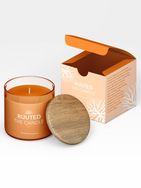 RUUTED Scented Candle - Rooted Happiness